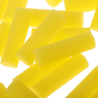 Table Tennis Bat Cleaner 30 Pack, Pong Racket Sponge Cleaner for Rubber Surface, 5 cm / 2 inch Yellow Sponge