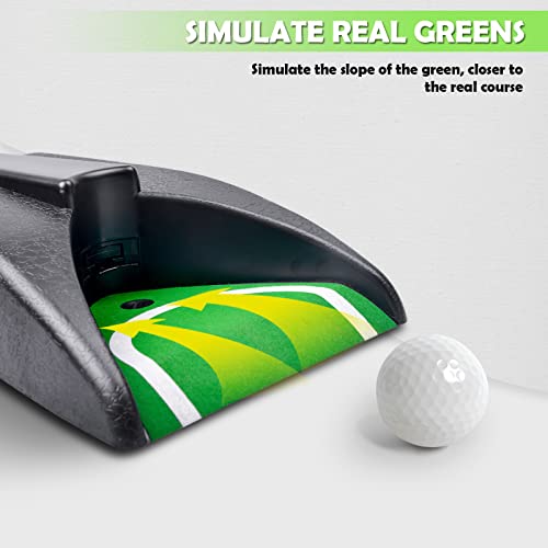 Golf Automatic Putting Cup, Practice Return Machine, Auto Putting Returner, Indoor/Outdoor Yard Office