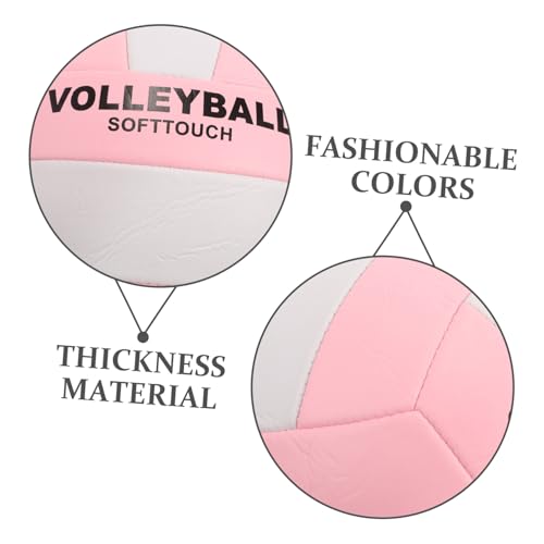 Sosoport Volleyball Official Size 5 PU Leather Soft Volleyballs Outdoor Indoor Volleyballs Backyard Beach Sports Training Game