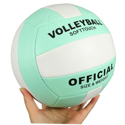Ciieeo Soft Volleyball 2pcs Size 5 Adult Training Volleyball Indoor Outdoor Sports Practice Ball for Beach and Gym Use