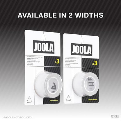 JOOLA Clear Edge Guard Tape - Protects Pickleball Paddle Edge Guard & Covers Lead Tape - Fits All Brands and Most Paddle Sizes - Choose Either 28mm or 30mm Thickness
