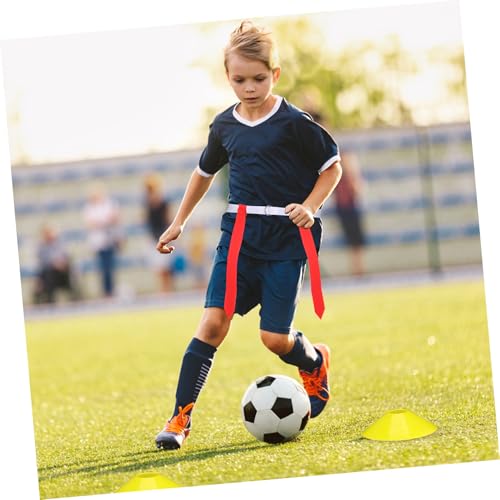 Rugby Training Kit Football Flags Set Belts Cones Drills Accessories Ideal for All Ages