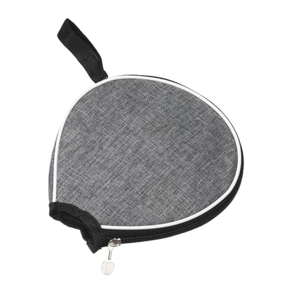 M METERXITY Ping Pong Paddle Cover - Table Tennis Racket Case Half Bags Container Apply to Storage Organize (Grey)