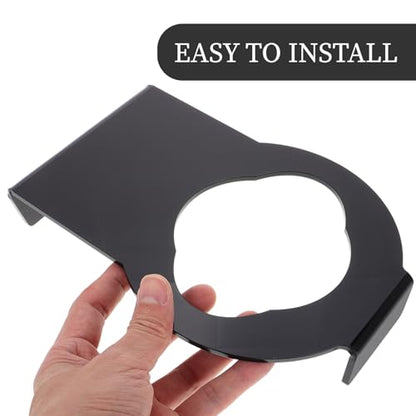 UPKOCH 2 Pcs Wall Mount Ball Holder Organizer Basketball Storage Rack for Football Soccer Volleyball Rugby Transparent Acrylic - color: Black