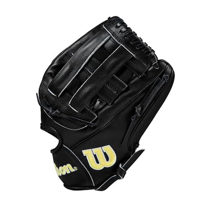 Wilson 2024 Classics Series A2000 Baseball Gloves - color: Black/Yellow, size: Infield - 12"