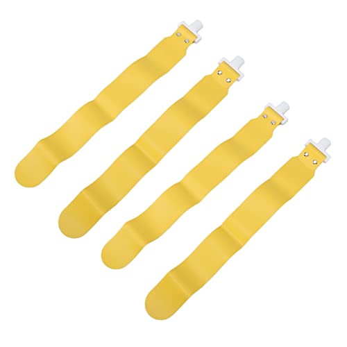 Alomejor Flag Football Team Set, Practical Adjustable Flag Football Set 5PCS Adjustable Durable for Playground (Yellow)