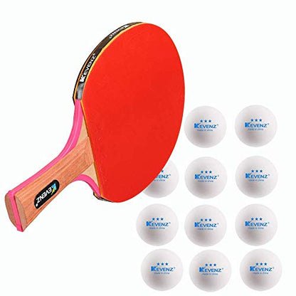 KEVENZ 3 Star Ping Pong Balls, 40+mm Advanced Table Tennis Ball, Bulk Outdoor Ping Pong Balls (Orange, White) - color: White, 60-Pack