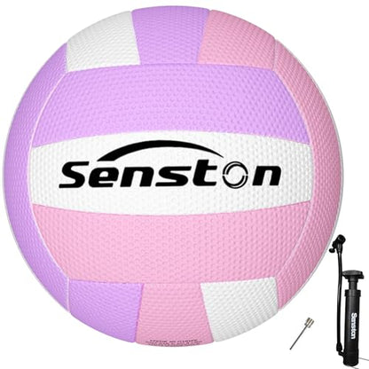 Senston Soft Volleyball Official Size 5 - Beach Volleyball for Indoor/Outdoor Play/Entertainment - style: P06