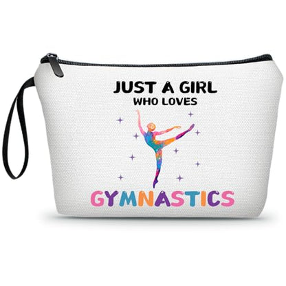 Gymnastics Cosmetic Bag, Travel & Daily Use, Gymnastics Theme, Multifunctional Makeup Bag, Gift for Girls & Women,Christmas - color: Gymnastics