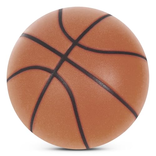 Silent Basketball, 2026 New Silent Basketball, Silent Basketballs Dribbling Indoor, No Noise Basketballs for Various Indoor Activities - color: coffee/NO.7