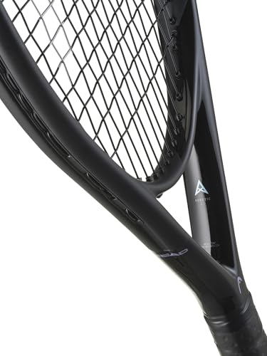 HEAD PWR 115 Tennis Racquet – Lightweight Oversized Frame for Beginner & Intermediate Players, Extended Length (27.7 in), Strung Mid Tension with Velocity 16G String, 4 1/4" Grip - size: 4 1/4