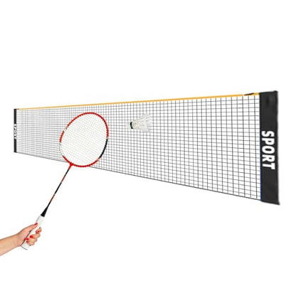 Badminton Net Portable,Foldable Height Adjustable Weatherproof - Tennis Net Outdoor Games | for Kids Adults Sports Training Practice Beach Court Driveway Park Playground Outdoor - size: 3.1m