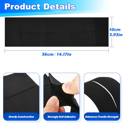 Cosmos 2 Pcs Baseball Glove Wrap Band Softball Glove Strap Elastic Baseball Mitt Glove Shaper for Quick Pocket Formation, Easy to Put On and Take Off, Baseball Glove Accessories Fit All Gloves