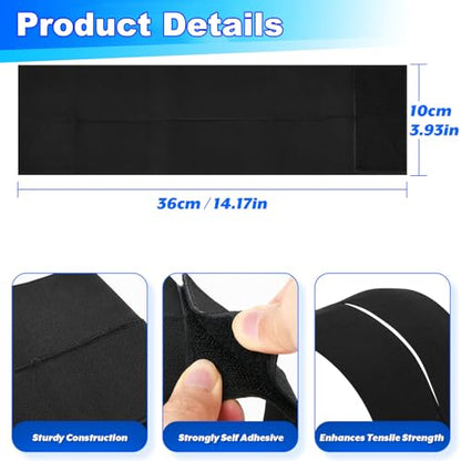 Cosmos 2 Pcs Baseball Glove Wrap Band Softball Glove Strap Elastic Baseball Mitt Glove Shaper for Quick Pocket Formation, Easy to Put On and Take Off, Baseball Glove Accessories Fit All Gloves