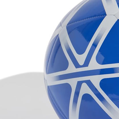 adidas Starlancer Club Soccer Ball - color: Blue/White, size: 3