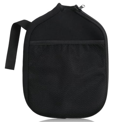 Pickleball Paddle Cover, 9 X 12 Inches Universal Case Size Zippered Racket Sleeve Storage Bag Compatible with Most Standard and Elongated Pickball Paddles