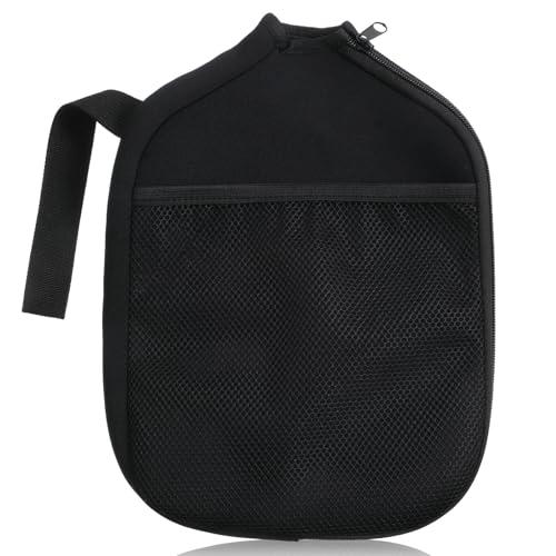 Pickleball Paddle Cover, 9 X 12 Inches Universal Case Size Zippered Racket Sleeve Storage Bag Compatible with Most Standard and Elongated Pickball Paddles