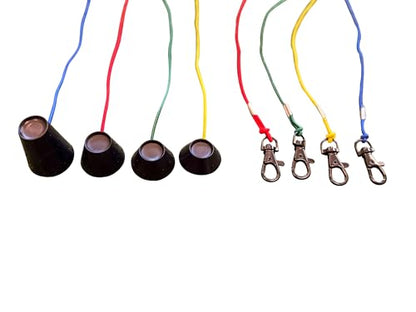 TrueBirdie Anchors - Golf Simulator Tee Anchors with Two Sets of Silicone Tees - style: Birdie Wedge
