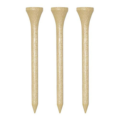 Izzo Wood Golf Tees (200 Pack) - color: Natural, style: 3.25 Inches