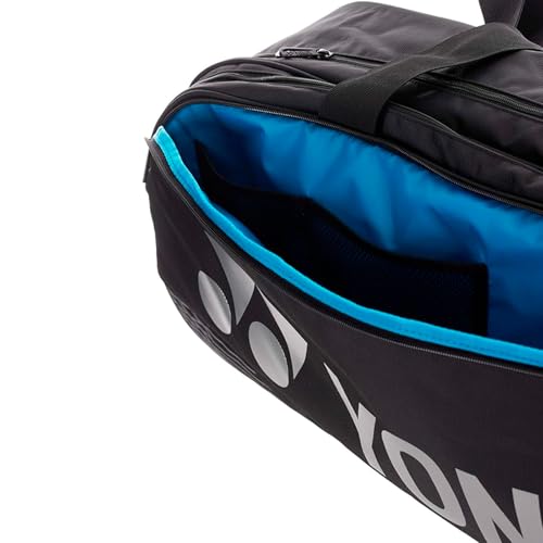 YONEX Pro Tournament Bag | Durable Lightweight Functional Breathable Multi-Compartment Tennis & Badminton Bag for Sport Gear - color: Black