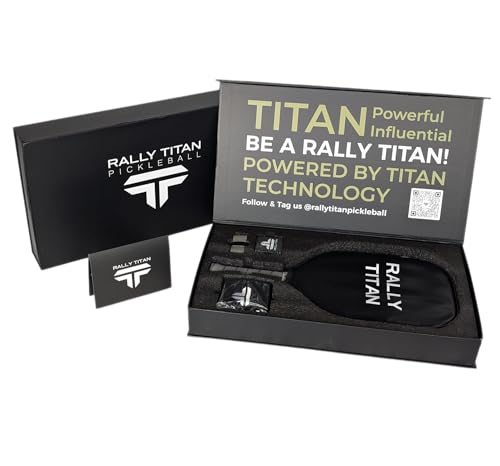Pickleball Paddle | Titan Pro 16mm & Power 14mm | Thermofomed | Foam Injected Walls | T700 Textured Carbon Fiber | Polypropylene | USAPA Approved | Box Set