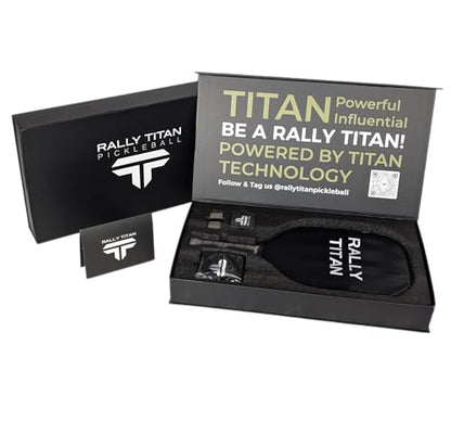 Pickleball Paddle | Titan Pro 16mm & Power 14mm | Thermofomed | Foam Injected Walls | T700 Textured Carbon Fiber | Polypropylene | USAPA Approved | Box Set
