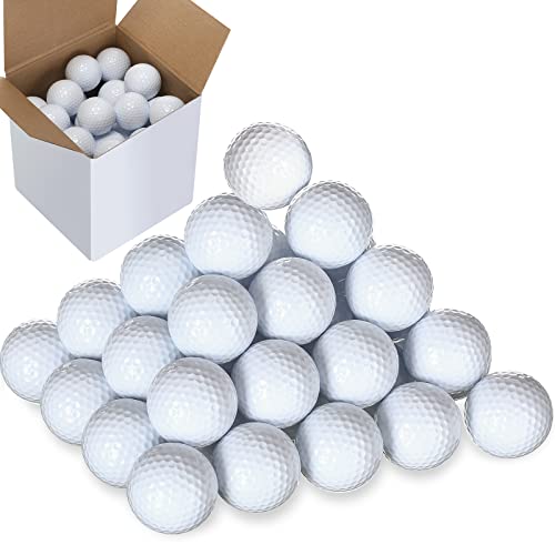 Jerify Practice Golf Balls Bulk 45g Solid Rubber Golf Training Balls High Bounce Performance for Hit Away Swing Driving Range Indoor Outdoor Training