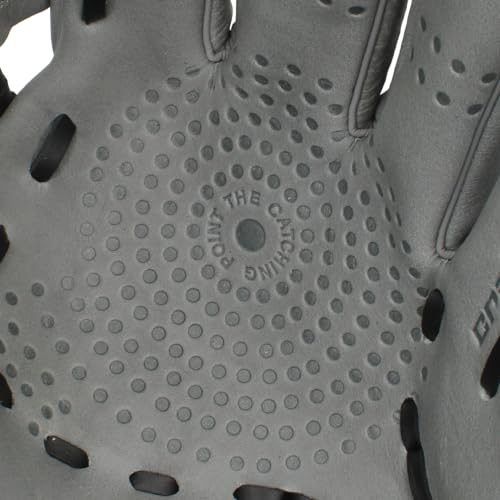 SSK Z5 Craftsman Youth Baseball Glove – 10.5” – 11” – 11.25” – 11.5” Right & Left Hand Throw - color: Grey/Black - I Web, size: 11" - Left Hand Throw