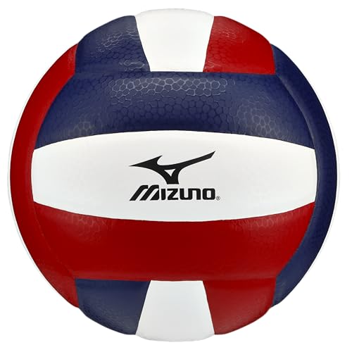 Mizuno MZ5 Volleyball - color: Patriot Blue-White