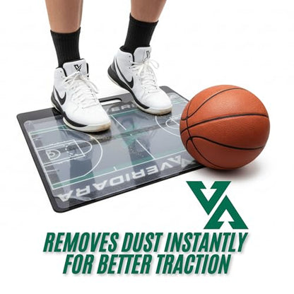Basketball Sticky Mat Set (120 Total Sheets) – Instant Grip Shoe Cleaner with 3 Refill Pads – Includes Baseboard & Premium Carrying Bag – Stop Slipping on Indoor Courts