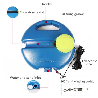 Lixada Match Buddy Pickleball Trainer Sportastic Pickleball Match Buddy Portable for All Skill Levels Single Player Pickleball Trainer Rebound