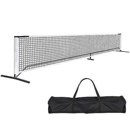 Pickleball Set with Net for Driveway, Portable Pickle Ball Net System with Stable Metal Frame and 22FT Regulation Size Net for Outdoor Indoor Game, with Carry Bag - style: Pickleball Net