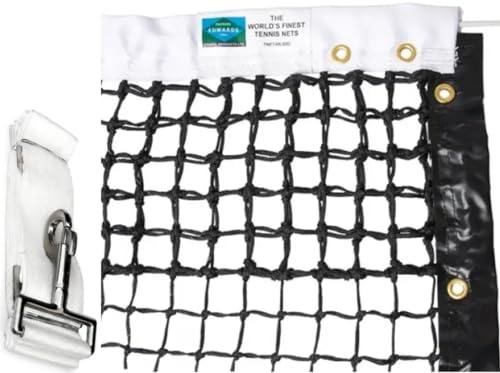 Edwards 42' Tennis Net w Center Strap Included - Court Equipment Package - style: 30LS Double Center