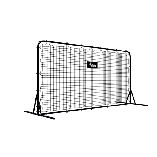 12x6 Steel Frame Soccer Rebounder Backstop Wall w/Carry Case. Perfect for Solo/Team Kickback Practice and Pass Training. Improve Touch/Passing & Ball Control Skills! US Owned