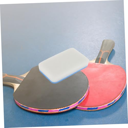 POPETPOP 2Pcs Table Tennis Paddle Cleaner Gentle Scrubber Sponge Cleaning Tool for Racket Maintenance Racket Cleaning Brush for Enhanced Performance Reusable