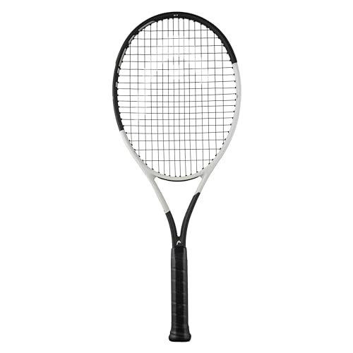 HEAD Speed MP 2024 Tennis Racquet - Strung Mid Tension with Velocity 16 Gauge
