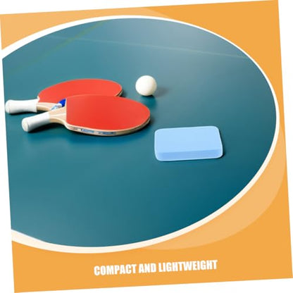 VICASKY 2Pcs Table Tennis Racket Cleaner Sponge Dual Sided PVA Material Paddle Care Eraser for Efficient Rubber and Sponge Maintenance for Table Tennis Equipment Cleaning