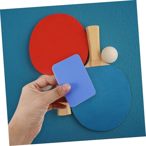 BESPORTBLE Outdoor Table Tennis Racket Cleaner Paddle Cleaning Sponge Eraser Racket Wipes Gentle Bristles Reusable Easy to Use