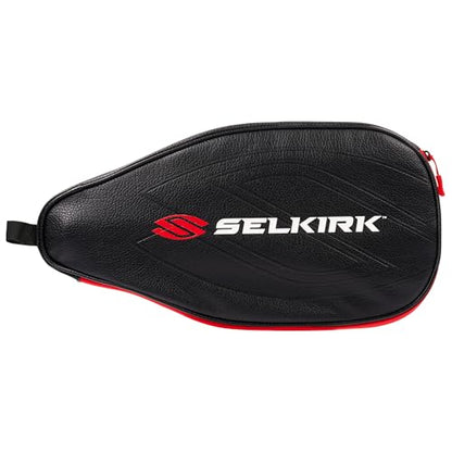 Selkirk Sport Pickleball Paddle Cover | Pickleball Paddle Case | Fits All Paddle Shapes and Sizes | SLK - color: Selkirk Black and Red