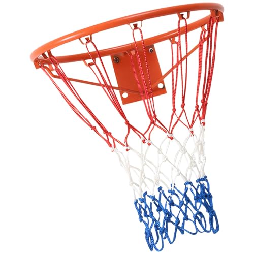 Basketball Net for Indoor and Outdoor Use - Nylon Replacement Basketball Hoop Net for Standard Rims - color: Multicolor