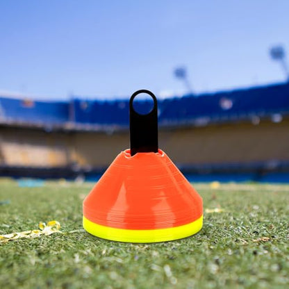 SEWACC 8pcs Soccer Cone Holders Disc Cone Racks Portable Soccer Training Equipment Carrying Stands for Football Field Practice