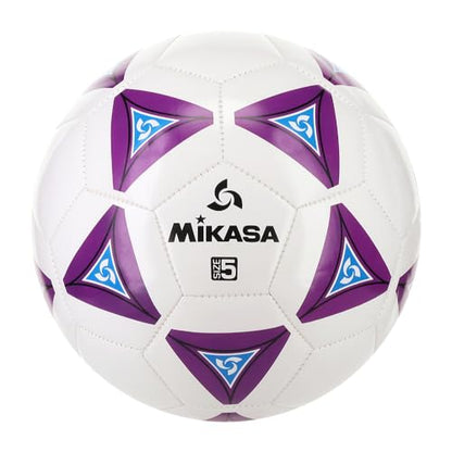 Mikasa Serious Soccer Ball - color: Purple/white, size: 5