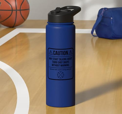 Approach with caution during open play. Pickleball funny pro Stainless Steel Insulated Water Bottle