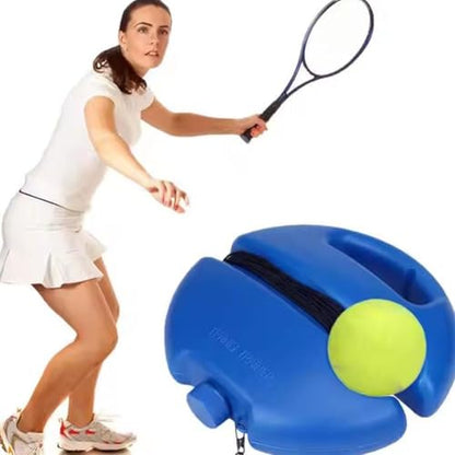 Tennis Trainer - Tennis Ball Training Baseboard,2027 New Tennis Practice Rebounder with String Balls,Portable Tennisball on String for Practice,Multifunctional Tennis Solo PracticeSet for Beginners