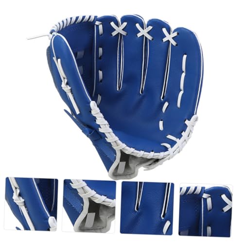 PU Baseball Glove Lightweight Infield Pitcher Training Mitt for Youth Softball Practice Protective Sports Gear