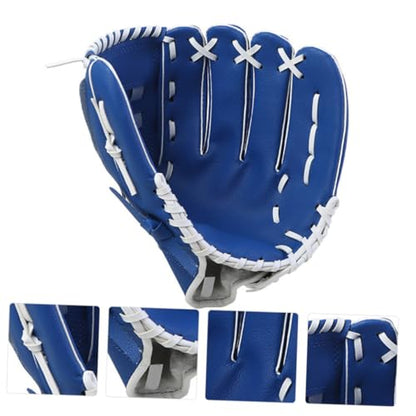 PU Baseball Glove Lightweight Infield Pitcher Training Mitt for Youth Softball Practice Protective Sports Gear