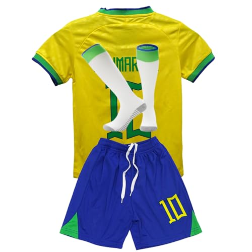 Boys Soccer Jerseys Training Uniform Soccer Jersey for Kids Football Youth Jerseys 3 Piece - color: Green, size: 13-14 Years