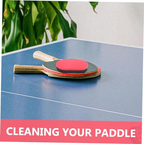 Abaodam Table Tennis Paddle Cleaner Eraser Gentle Sponge for Racket Cleaning Compatible with All Paddle Materials for Maintenance and Care