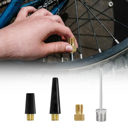 12 Pcs Ball Needles for Air Pump, Needle Inflator Kit Needle Nozzle Adapter, Air Pump Nozzle Adapter Kit for Sport Balls, Swim Ring, Bike