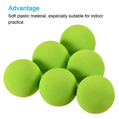 PATIKIL Golf Foam Balls, Pack Sponge Exercise Flight Swing Practice for Indoor Training - color: Green